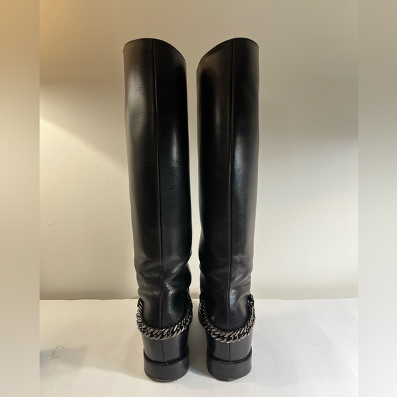 Christian Louboutin Cate chain trim riding boot - Picture 4 of 9